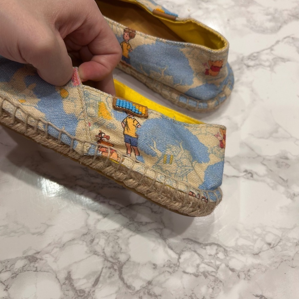 Disney Ubuntu Winnie the Pooh Espadrilles Slip On Shoes 6.5W - Picture 10 of 12